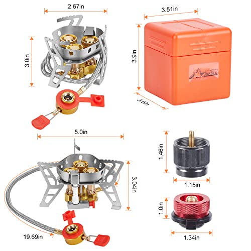 WADEO-6800W-Windproof-Camping-Gas-Stove-Small-Camping-Stove-with-Piezo-Ignition-1LB-Propane-Tank-Adapter-Butane-Adapter-for-Outdoor-Cooking-Picnic-Camping-and-Hiking