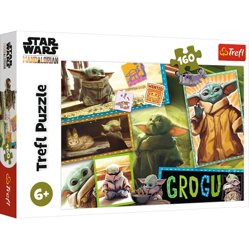 Trefl Puzzle - Star Wars The Mandalorian 160 Teile Grogu Für Kinder Ab 6 Jahren