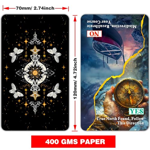 BAIYOOBAI Ja oder Nein Orakelkarten - Klarheit für Lebenssituationen, Oracle-Deck für Anfänger, Vereinfachen Sie Ihre Entscheidungen Sofort