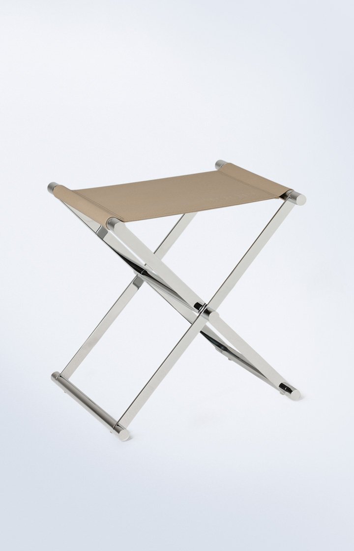 JOOP! Chromeline Bathroom Stool Stone 45 x 34.5 x 45 cm