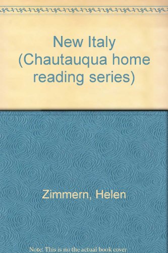 New Italy (Chautauqua home reading series) B00085QZTC Book Cover