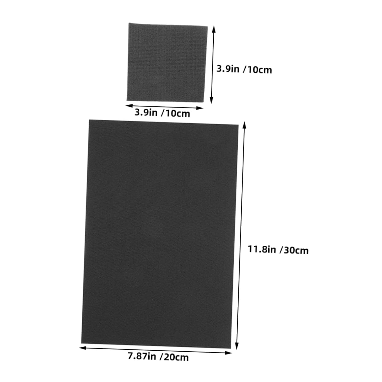 PRETYZOOM Sheets Carbon Fiber Mat High Temp Insulation for Vacuum Furnace Fireproof Grill Pad User-friendly Carbon Felt