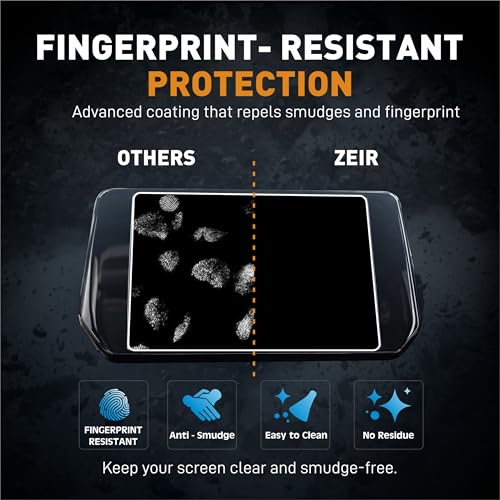 Image of ZEIR Screen Protector For MARUTI SUZUKI DZIRE 2025-RUNNING - ZXI+ - 9 Inch Infotainment Touchscreen Guard | 9H Hardness, Anti-Scratch & Water Resistant | HD Clarity Dashboard Touchscreen Accessory 2026+ [Not Tempered Glass] (Dzire 9-inch)