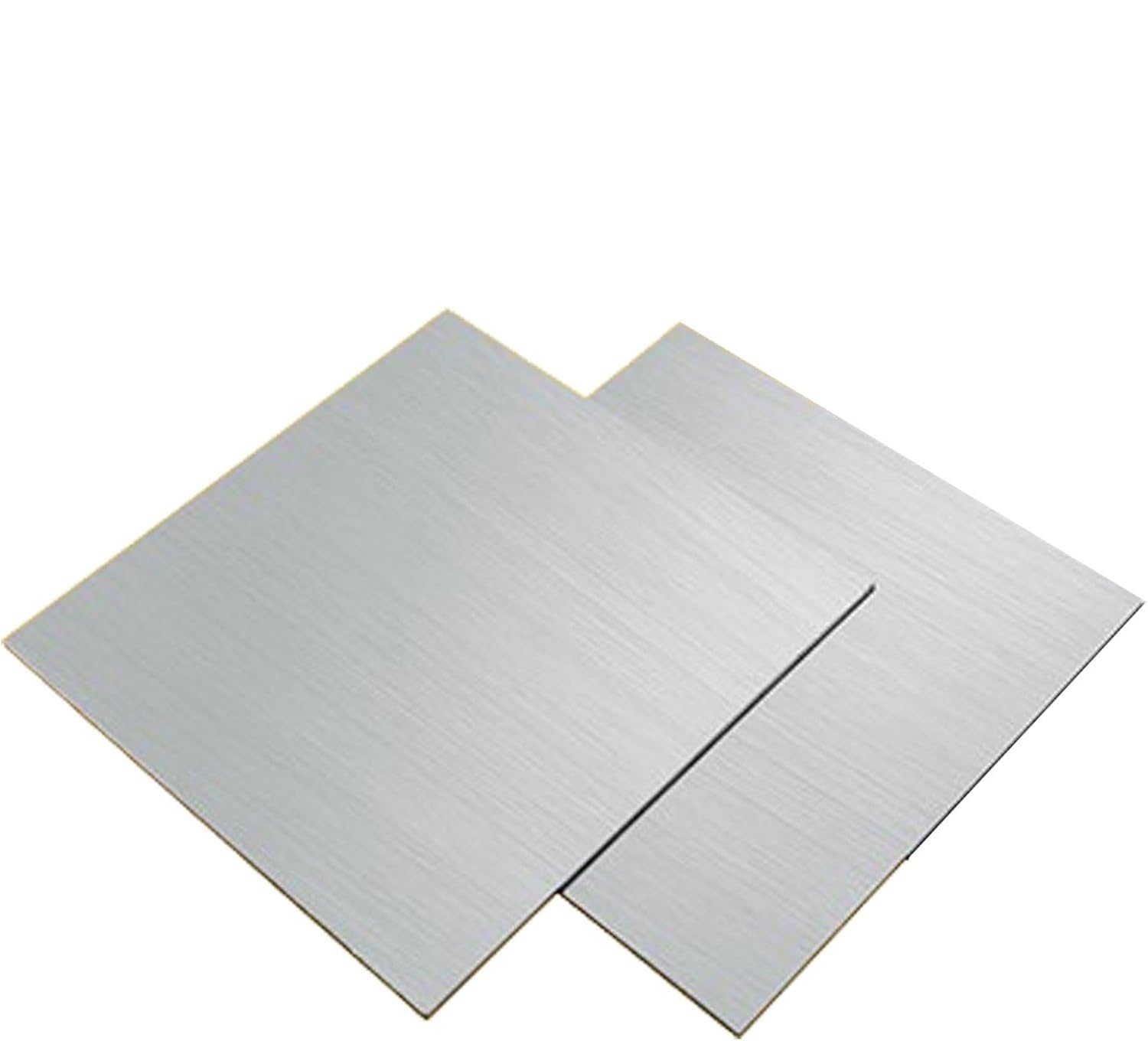 2 pezzi di lamiera di alluminio 6061 T6 - Piastra leggera for artigianato e industria - Spessore 1,5 mm(300x300x1.5mm)