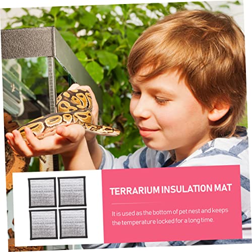 Kisangel 4 pzas Almohadillas térmicas para reptiles miniatura 6