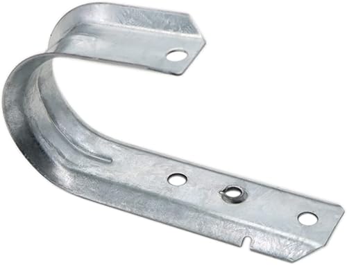 Miniatura 3 de Xadnitu Soporte de cable con gancho en J, soporte de cable de metal resistente de 2 pulgadas, ganchos en J para fijar montaje en pared a superficies