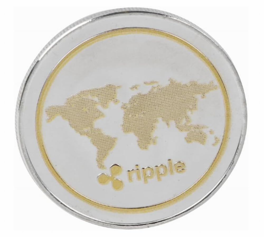 Amazon.co.jp: Anfang ビットコイン リップルコイン 4枚セット レプリカ (各2個ずつ) : ホビー