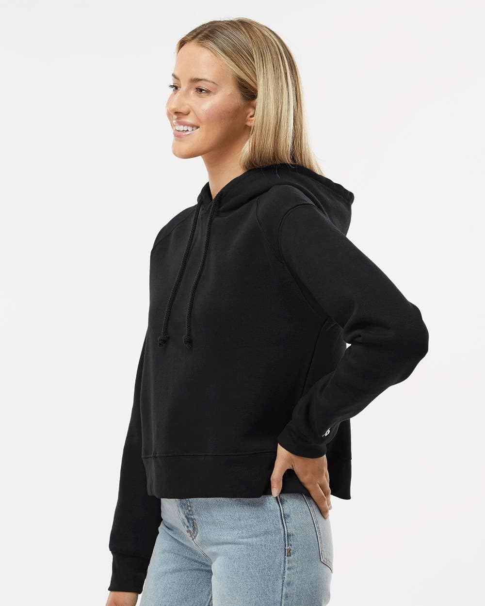 Athletic Fleece Women's Crop H - L - BK