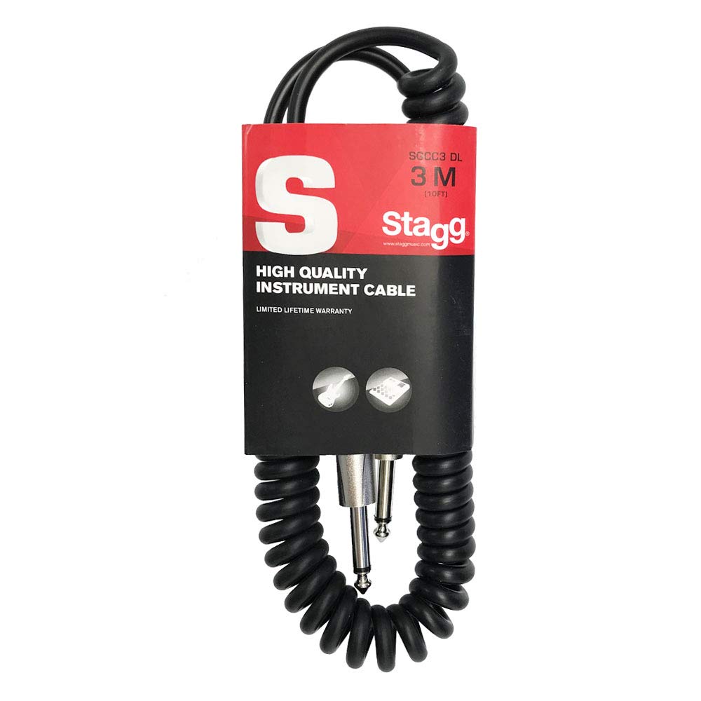 Stagg Kable, Czarny, 3 m