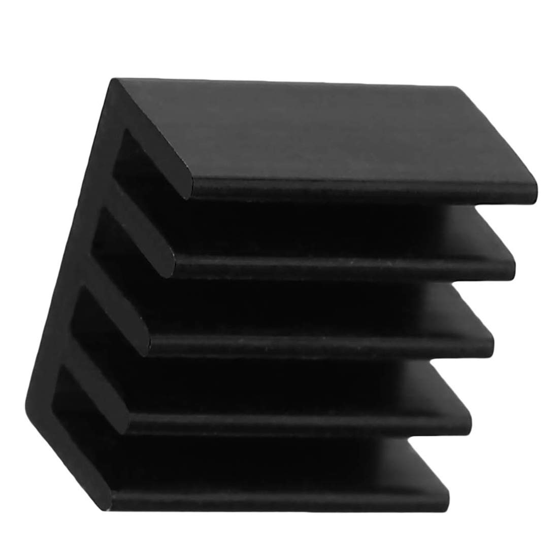 20 Sztuk Zestaw Radiatorów Mosfet, Aluminiowy Radiator - 8,8 x 8,8 x 5 mm, Czarny