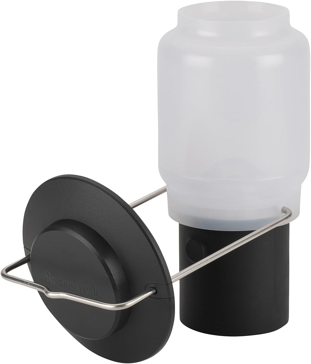 Snow Peak Mini Hozuki - Battery-Powered & Lightweight Camping Light - Portable Lantern for Soft, Ambient Light, Black