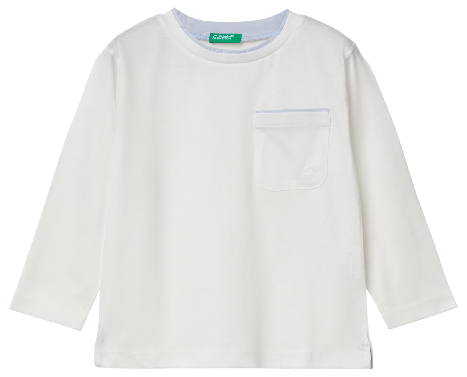 United Colors of Benetton T-Shirt M/L 3KWZG10F5 Short Sleeve T-Shirt, Bianco