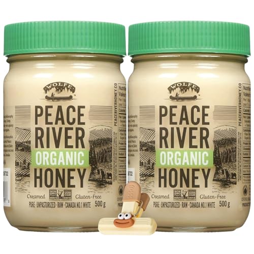 Miel orgánica cremosa Peace River 2 frascos de 16 oz miniatura 1