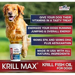   Krill-Oil-for-Dogs-Omega-Bites-Fish-Oil-for-Dogs-Dog-Shedding-Supplement-Deshedding-Vitamins-Anti-Itch-Omega-Chews-Krill-Oil-Dog-Chews-Antioxidant-for-Shed-Control-Omega-3-6-9-for-Dogs