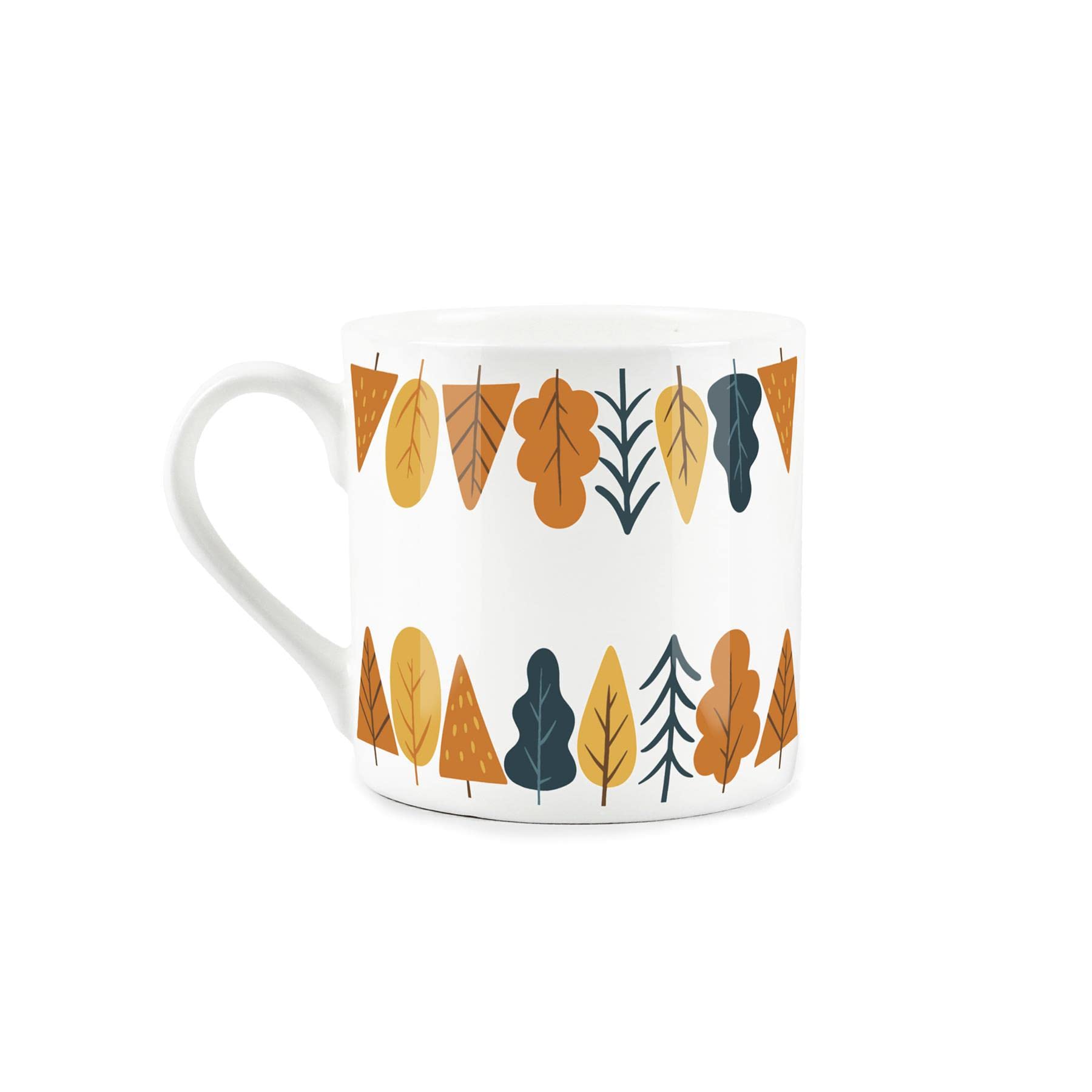 Purely Home Autumn Trees Grandpa Mug - Fine Bone China White Mug Coffee/Tea Present Gift for Grandparents - Image 2