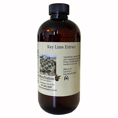 OliveNation Pure Key Lime Extract - 4 onzas  Perfecto para dulces, pastel de lima clave, galletas, aderezos para ensaladas y adobos  extractos y disponible en Yaxa Colombia
