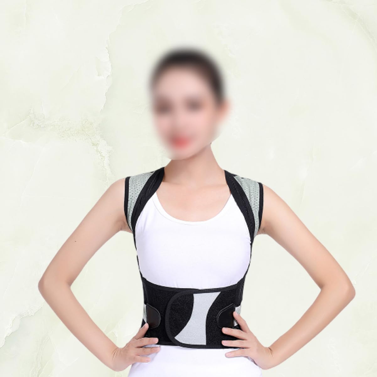 Breathable Hunchback Correction Belt for Men Women Orthotic Support | Neoprene, Lightweight Comfortable Feel, Black Color, Adult Fit, Posture Correction, Sitting Support
