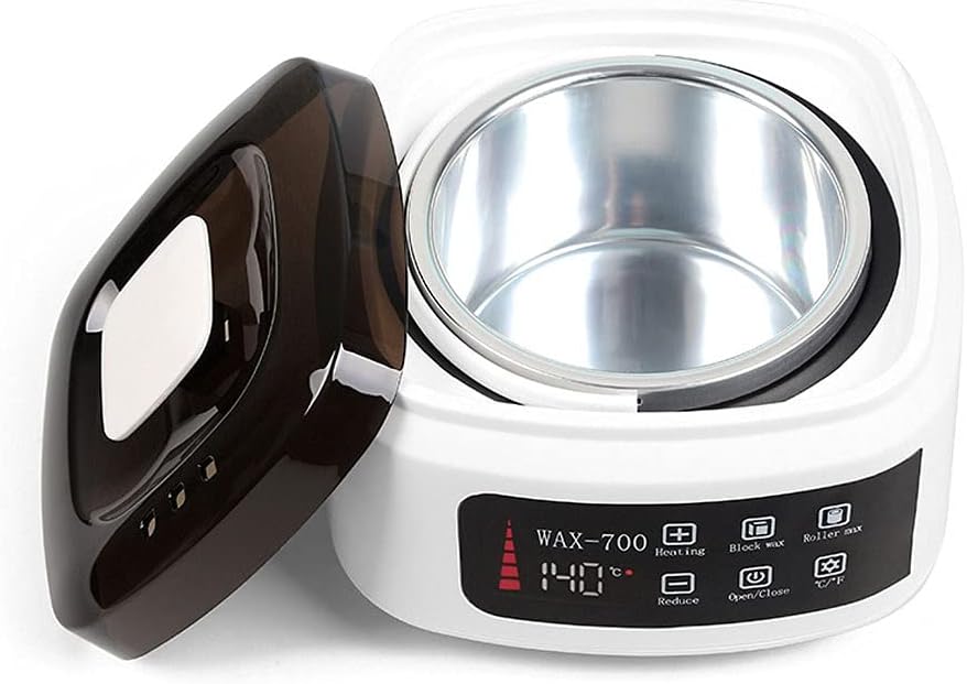Wax Warmer,LCD Temperature Display Waxing Kit, Paraffin Bath,Quick Heating,One Button Operation Wax Machine, for Face, Eyebrows, Arm, Leg, Brazilian, Bikini Line, for Women & Men
