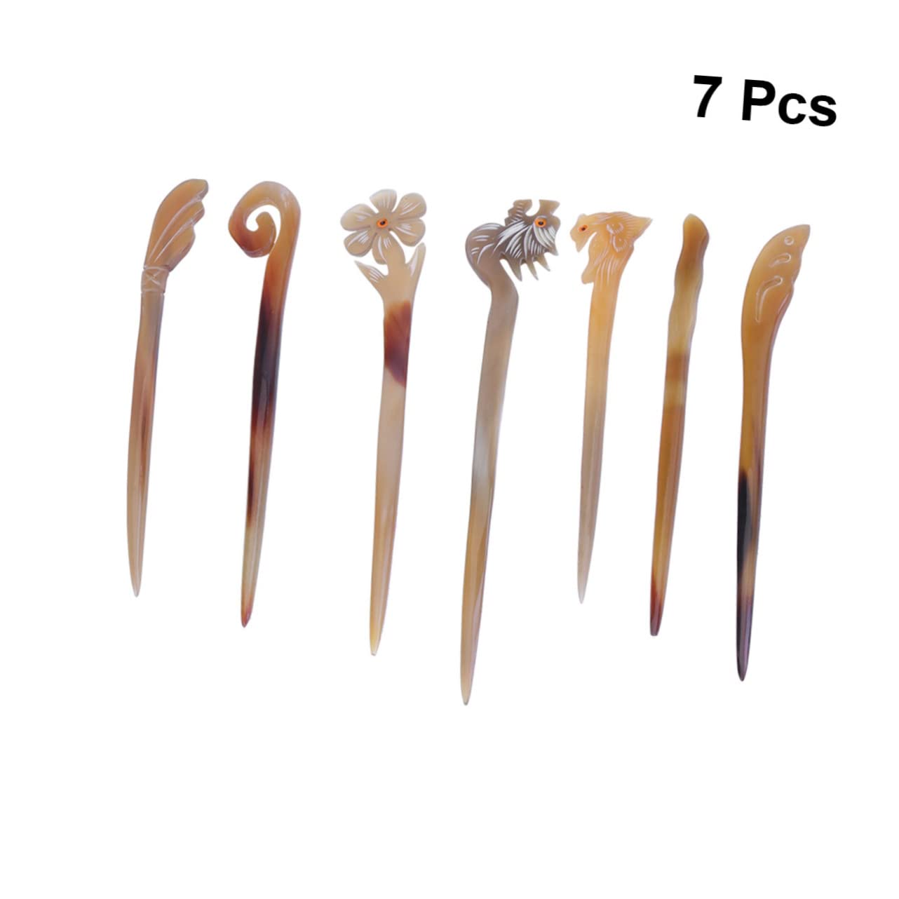 14piezas Horquillas De Cuerno De Buey Vintage Para Peinados Elegantes Accesorios De Cabello Para Mujeres y Niñas
