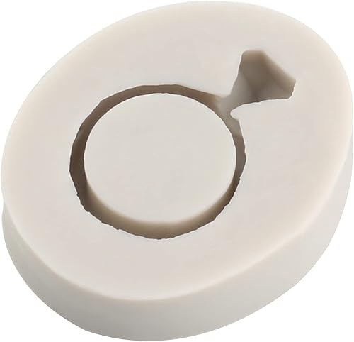 Miniatura 5 de Sijiangmold Molde de fondant de corazón MR MRS I DO, molde de silicona para decoración de tartas, molde de anillo de copa de vino de champán para