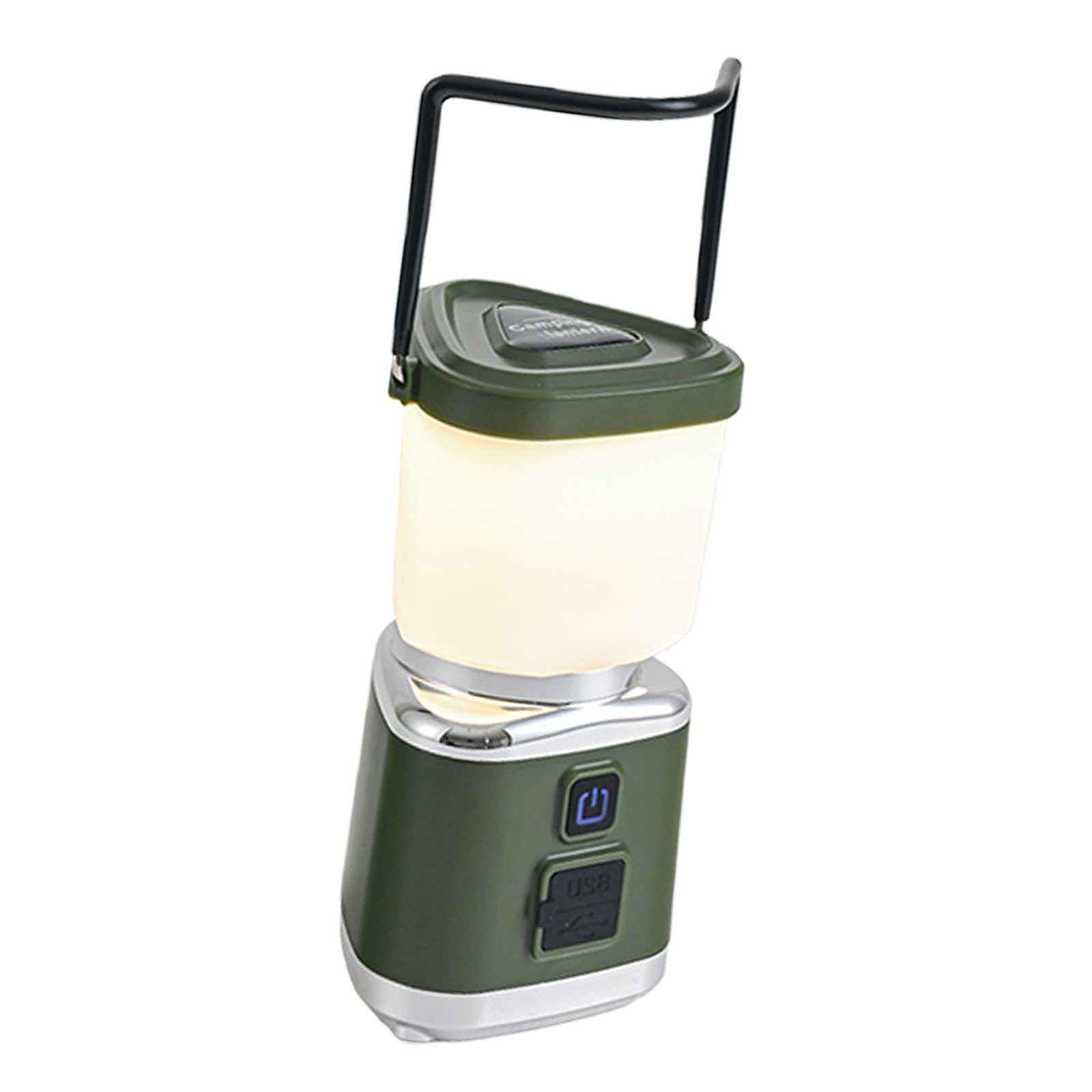 Portable Rechargeable LED Camp Light Handheld Atmospheres Lamp Dimmable Hanging Tent for Picnics and Emergencies Use Handheld Atmospheres