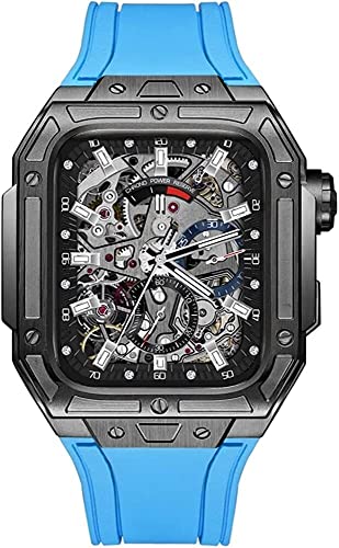Bracelet en caoutchouc Apple Watch et coque carbone pour le sport