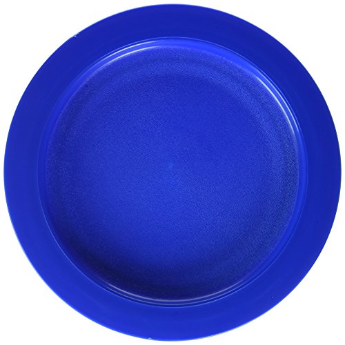 Plaque avec bord intérieur Modèle 1426 bleu en polypropylène