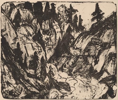 Lienzo pared Streaming Ernst Ludwig Kirchner impresión artística de alta definición 60x90