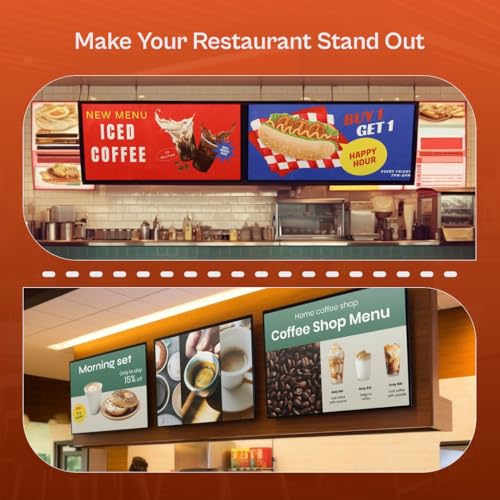 Image of Digital Signage Player - Signage For Business & Electronic Menu Board- Auto-Post Content On Digital Display Board, Cloud Controlled 4K Media Player + Upgrade for AI Designer & Template Library