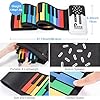 What are the Best Digital Keyboard Piano for Beginners? 20 POGOLAB 49 Key Roll Up Keyboard Piano, Portable Digital Electric Foldable Piano Keyboard, Rechargeable, 8 Tones, 6 Educational Demo Songs, for Beginners Gift (Rainbow) #4