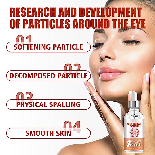 Milia Remover, Milia Spot Serum for Face Milia Spot Removal Helps to Ruduce Milia, Dark Circles Under Eye for Women & Men - Image 4