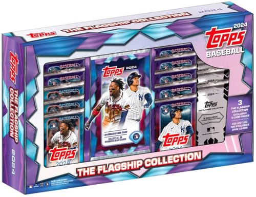 Topps 2024 Baseball Trading Card Super Box (13 Pack + Oversized Card)