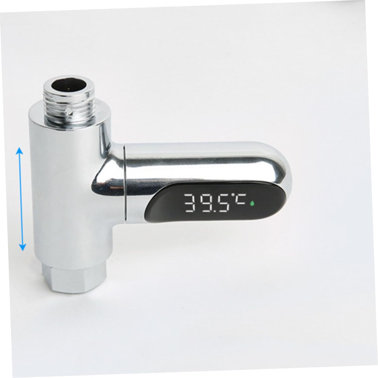 Termómetro Digital de Ducha para Ñiño Pantalla LED Plateado, Medición Precisa 5℃-85℃, Sensor, sin Baterías, Adecuado para Baño Seguro y Cuidado Infantil