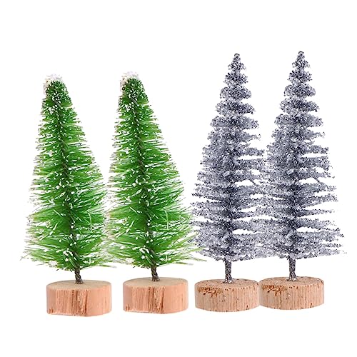 Sapins de Noël miniatures en sisal pour décorer votre table de fête