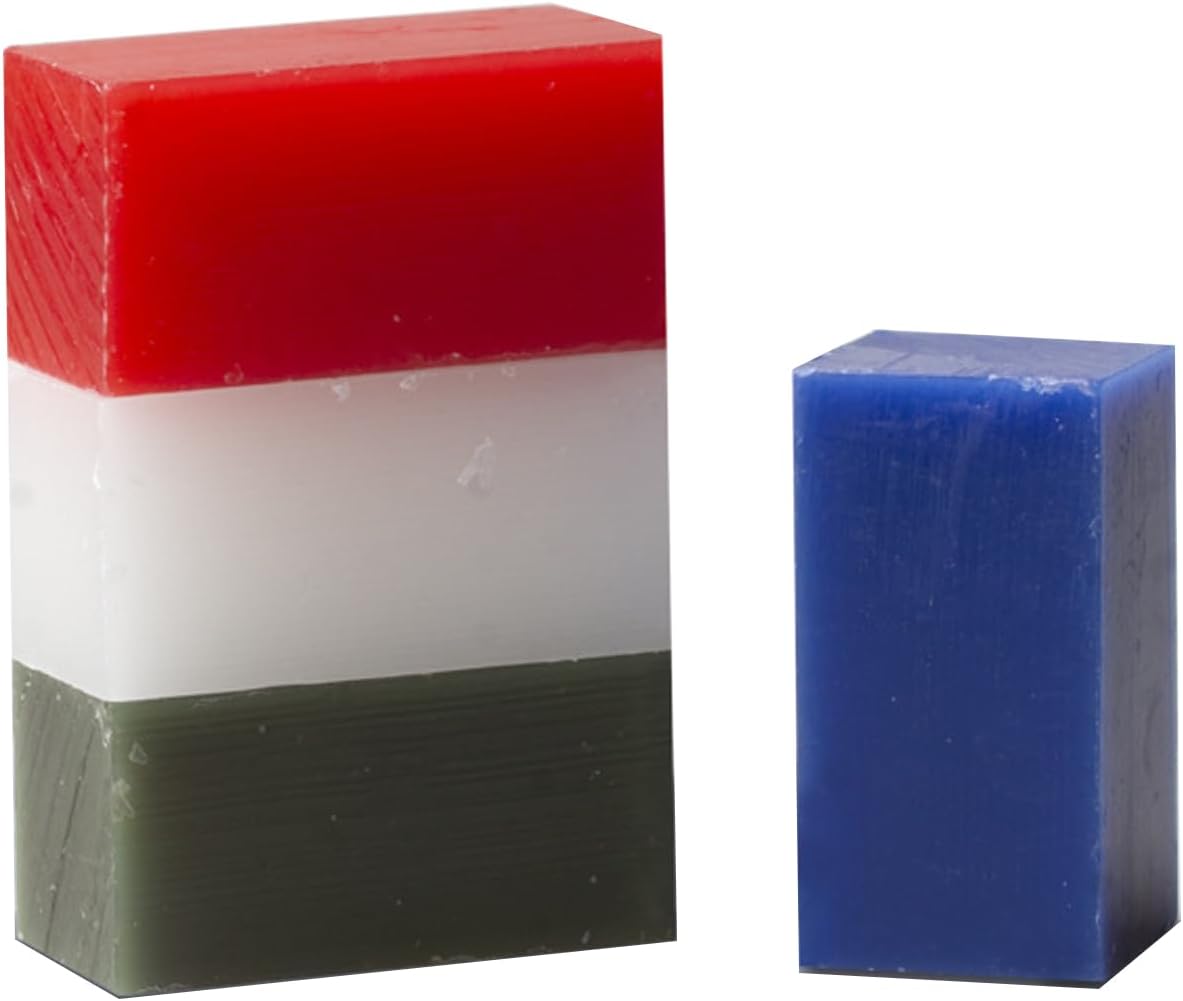 Angzhili 1 Piece Colorful Carving Wax,1 oz Carving Wax Block,Mold Sculpting,Dental Oral Materials for Students Practice (Red)