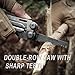 Multitool, 25-in-1 Spring Loaded Pliers Multi Tool, Each Tools with Safety Lock-Stainless Steel Multi-Tool, Propylene Sheath, Survival Gear for Camping, Hiking, EDC Tool, Pocket Knife