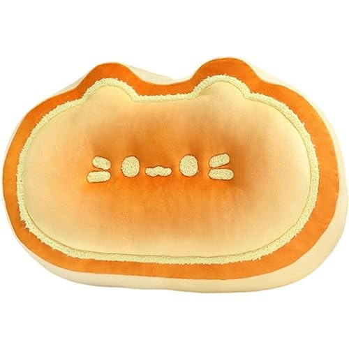 Casiler Coussin en Forme De Pain De Fromage, 40 Cm, en Peluche Douce Amusante, Idéal pour Décorer Une Chambre. - Design de Chat