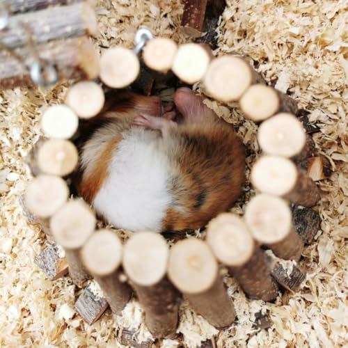 Cerca de madeira em forma de vulcão, cerca para hamster, cercas de madeira para animais de estimação