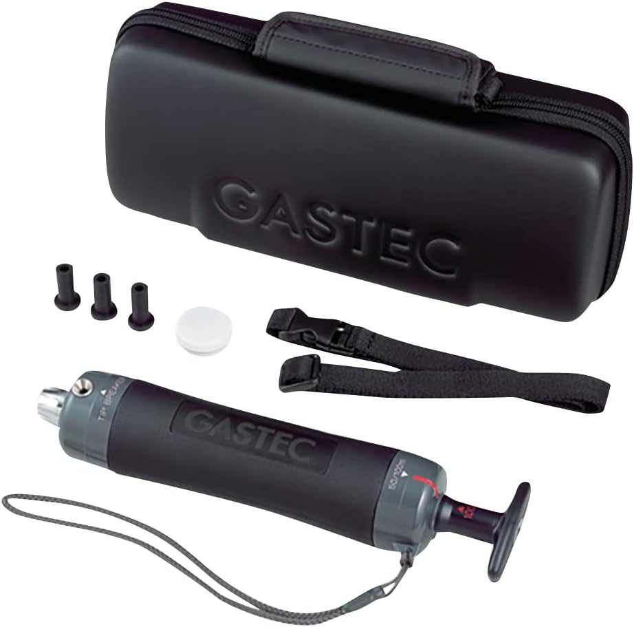 Gastec GV100STR Standard Sampling Pump With Thermal Ring and Flow Finish Indicator, English, 30.68 fl. oz., Plastic, 1 x 1 x 1