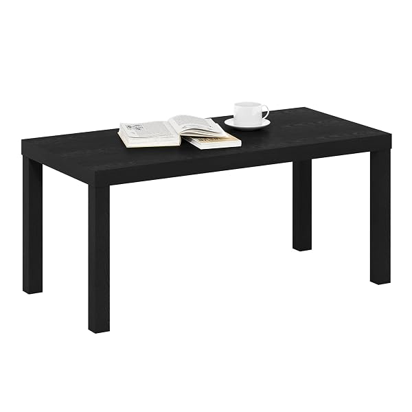 Bold Black Coffee Table Ideas for a Modern Living Room 44 Bold Thick-Top Modern Rectangle Table