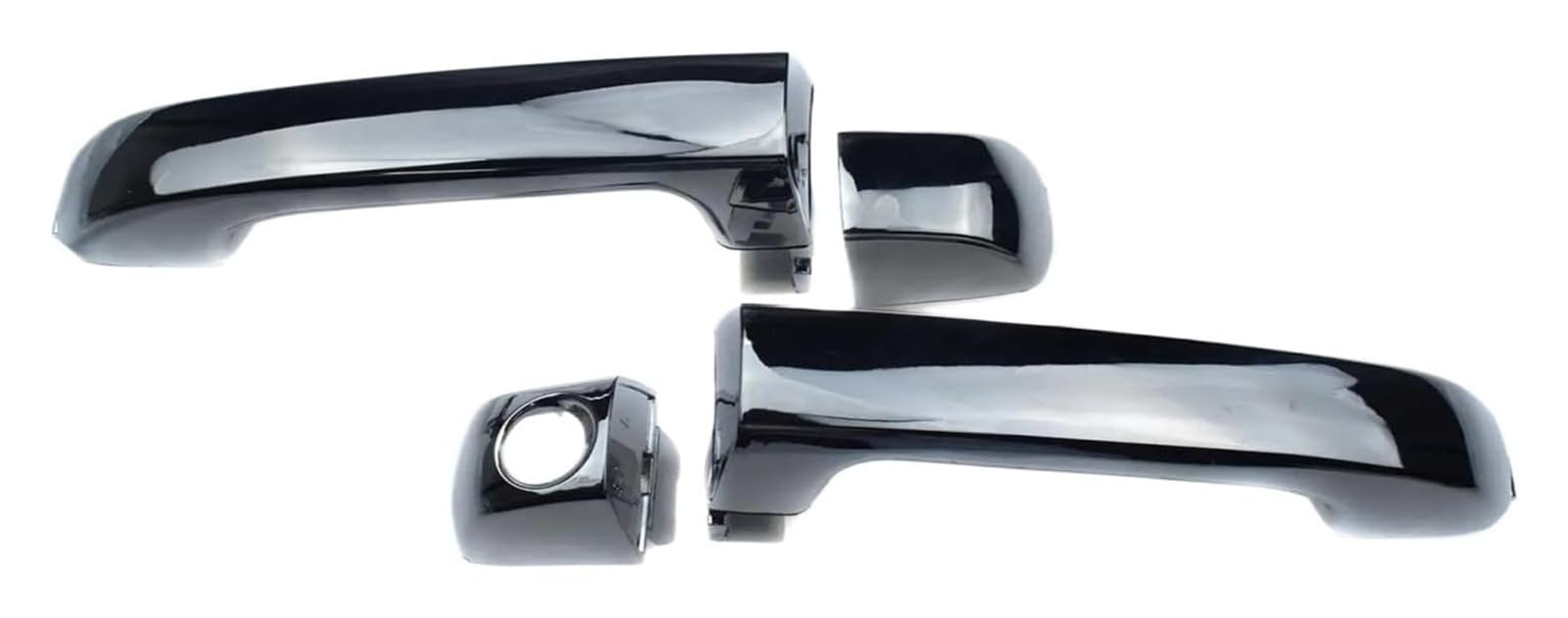Fncvtm Front Side Sliding Exterior Handle For Hyundai For Veracruz Ix55 2007-2015 Car Sliding Exterior Handle Door Repair Chrome 826513J010(Front Side)