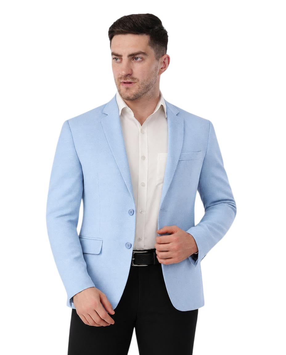 saintx Men's Formal Blazer | Fully Lined | Slim Fit | Professional Jacket | Premium Business Formal Suit | Office | Wedding | All Purpose-picture-32
