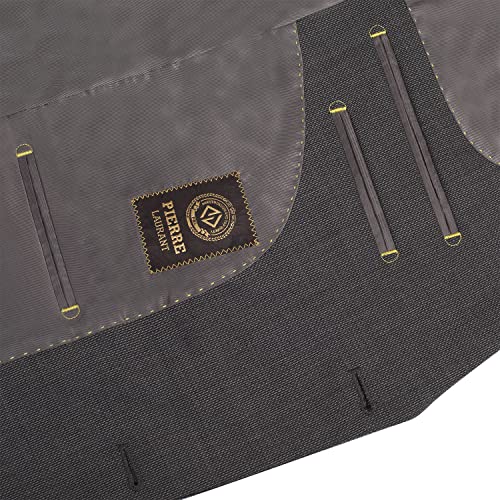 Mens Suit 2 Piece Slim Fit Wool Blend Business Casual Jacket Blazer and Pants Set4