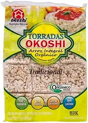 Kit 2X: Torrada de Arroz Integral Orgânica Okoshi 75g