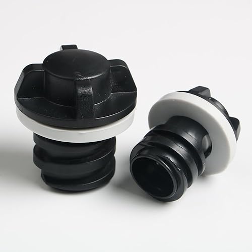 Miniatura 1 de Tapón de drenaje enfriador para refrigeradores RTIC, 2 unidades, a prueba de fugas, repuesto para enfriadores YETI Tundra y RTIC (1 unidad grande y