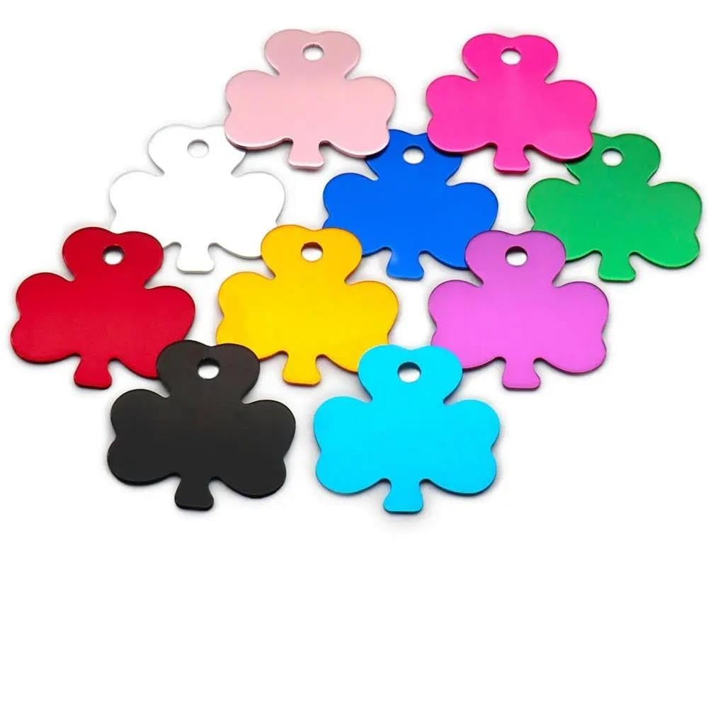 100 PZ Etichette Identificative Vuote Per Animali Domestici Etichette Fai Da Te Con Incisione Per Cani E Gatti Pendenti Con Etichette Identificative Per Animali Personalizzate In Alluminio Etic
