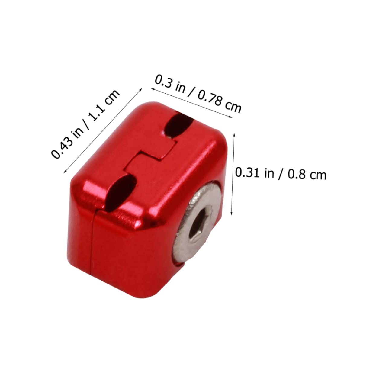 VICASKY String Clip Compact Aluminum Alloy Arrow Fasten Clip for Lightweight and Durable Buckle for Accurate Arrow Positioning Hunting and Target Shooting