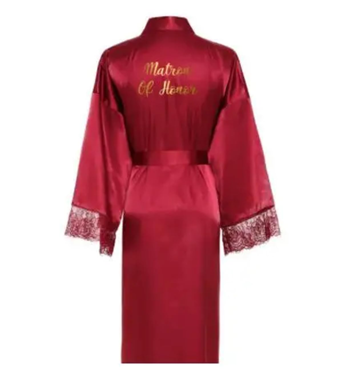 Yeuyyben Vestaglia lunga da donna in raso abito da sposa abito da damigella d'onore abiti in pizzo abito da sposa abiti da notte accappatoio vestaglia abiti lunghi