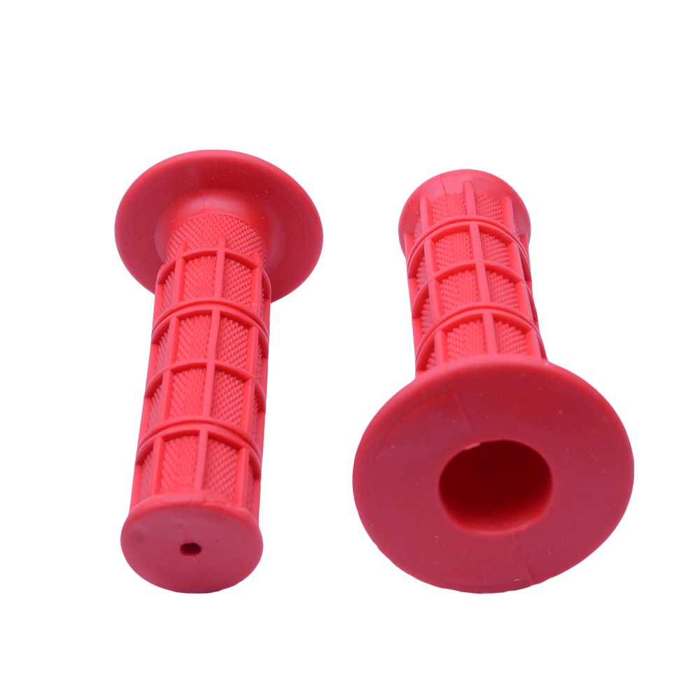 FLYPIG 7/8" 22mm 1" 24mm Universal Non Slip Rubber Motorcycle Hand Bar Grips End for Honda Yamaha Suzuki Kawasaki Polaris Arctic Cat Off Road Dirt Bike ATV