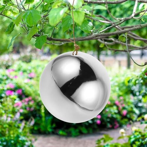 Esfera de jardín para exteriores VANZACK resistente al clima con efecto espejo 6
